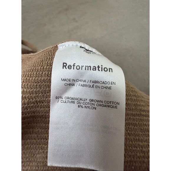 Reformation Ribbed Tank Top - Picture 4 of 7